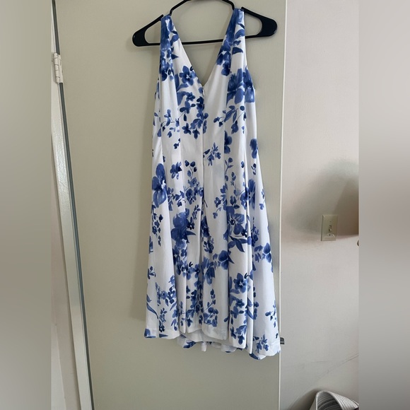 Blue and White Lauren by Ralph Lauren Dress - Picture 2 of 5